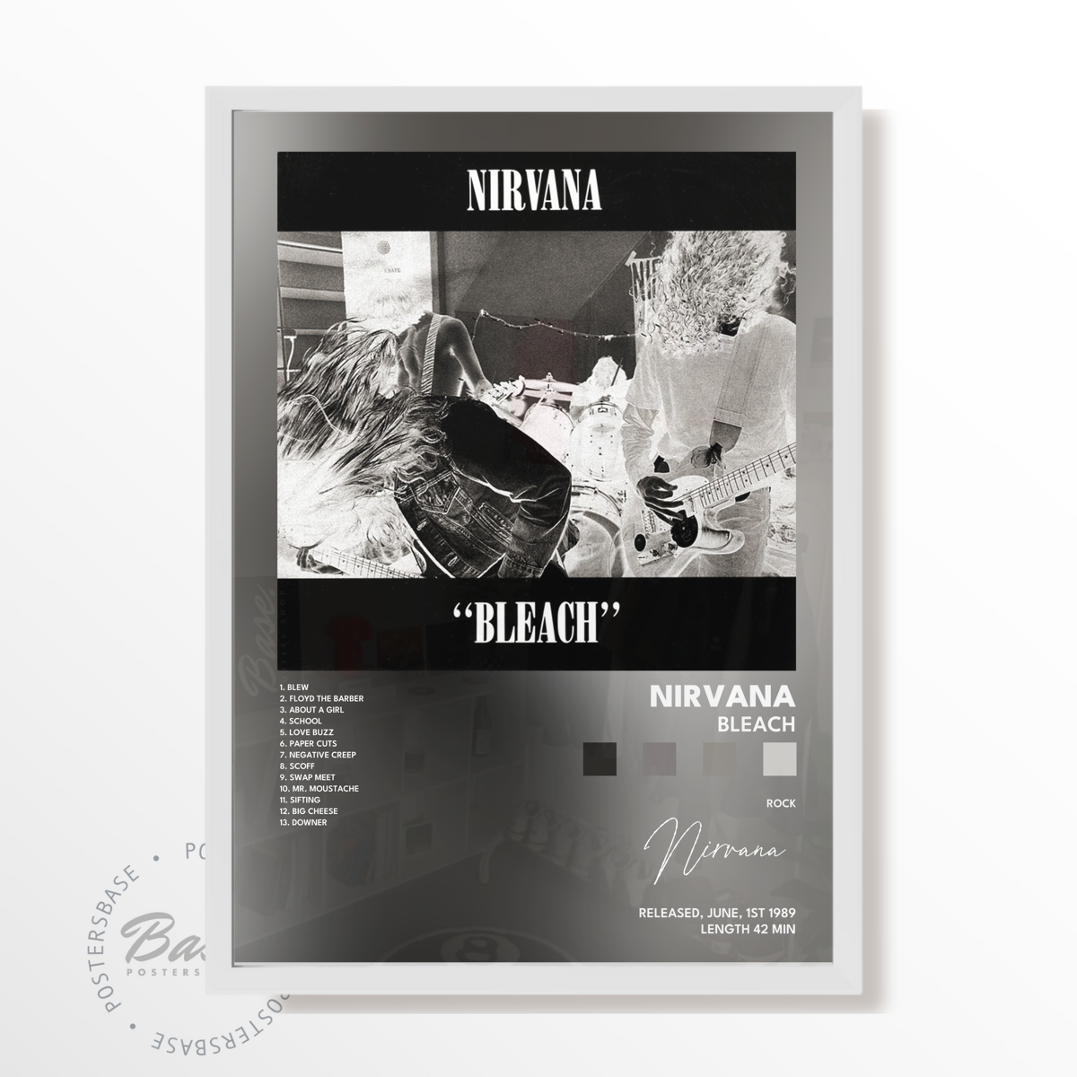 nirvana Bleach poster