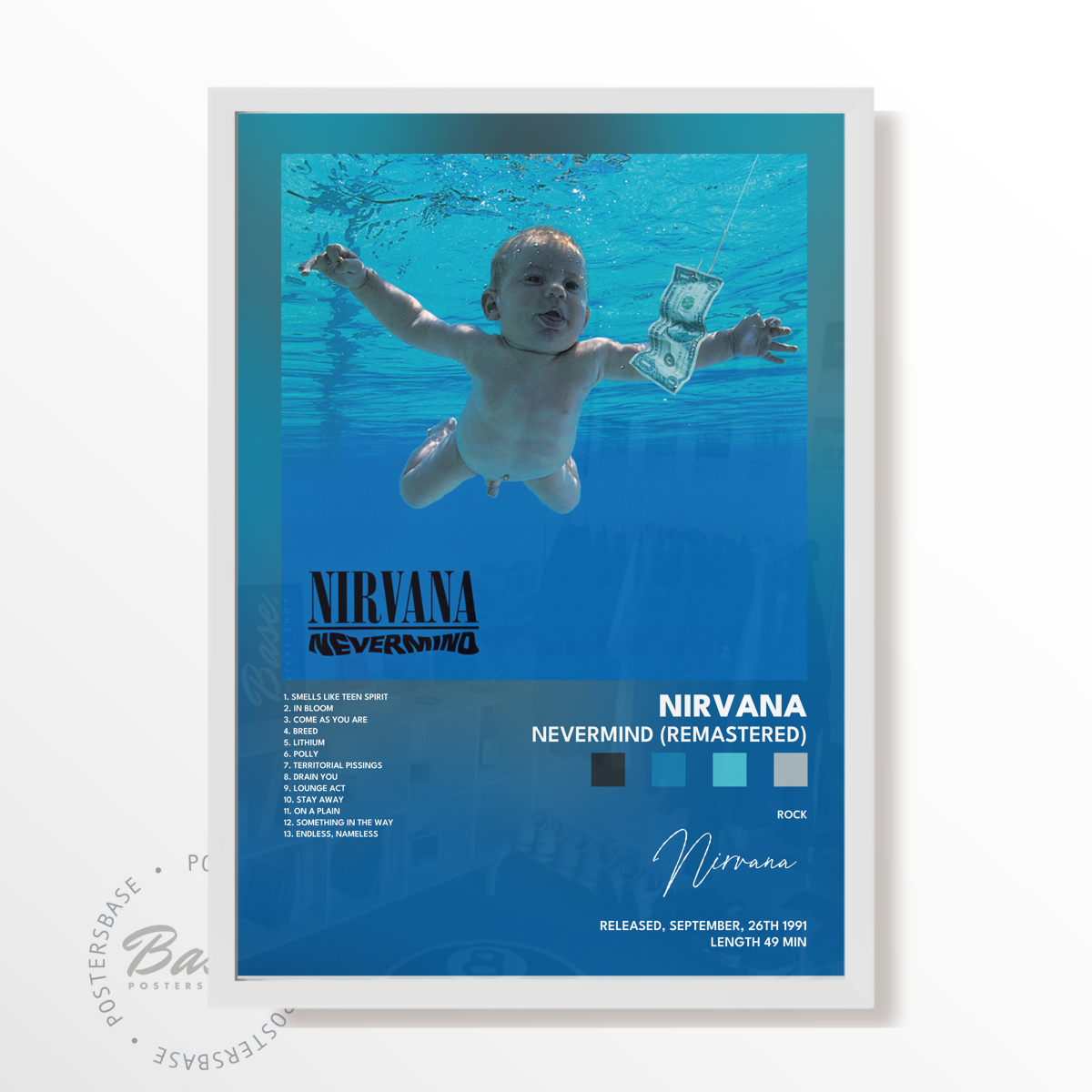 nirvana Nevermind Remastered poster