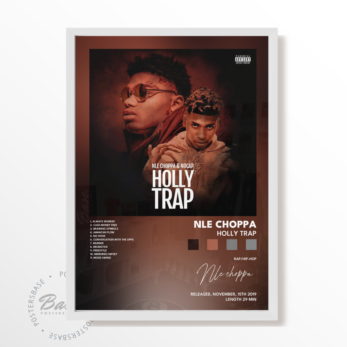 nle choppa Holly Trap poster