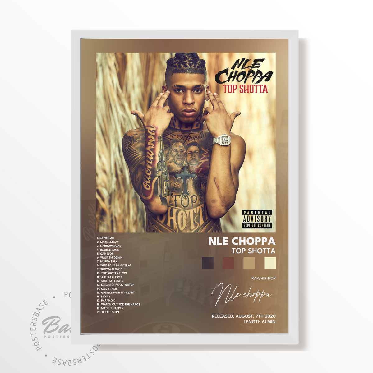 nle choppa Top Shotta poster