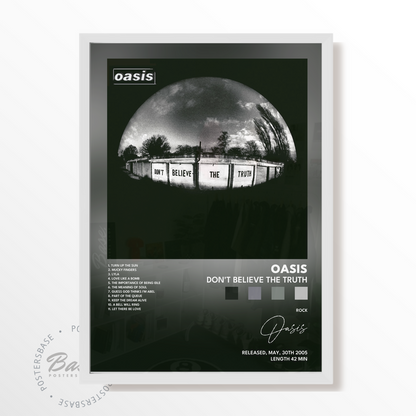 oasis Dont Believe The Truth poster