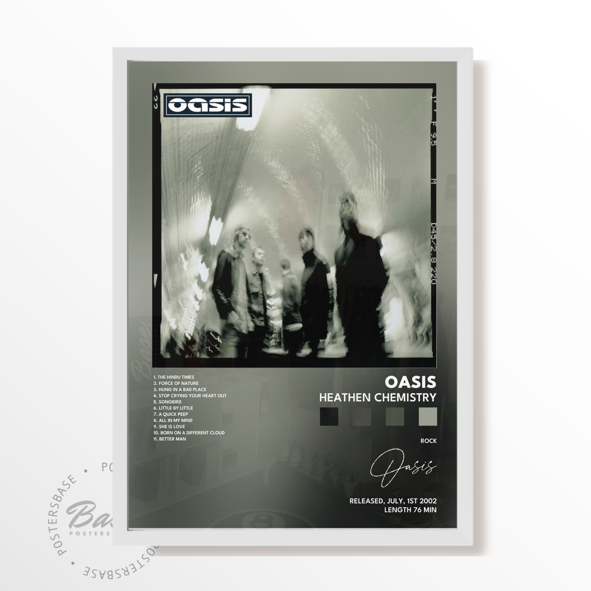 oasis Heathen Chemistry poster