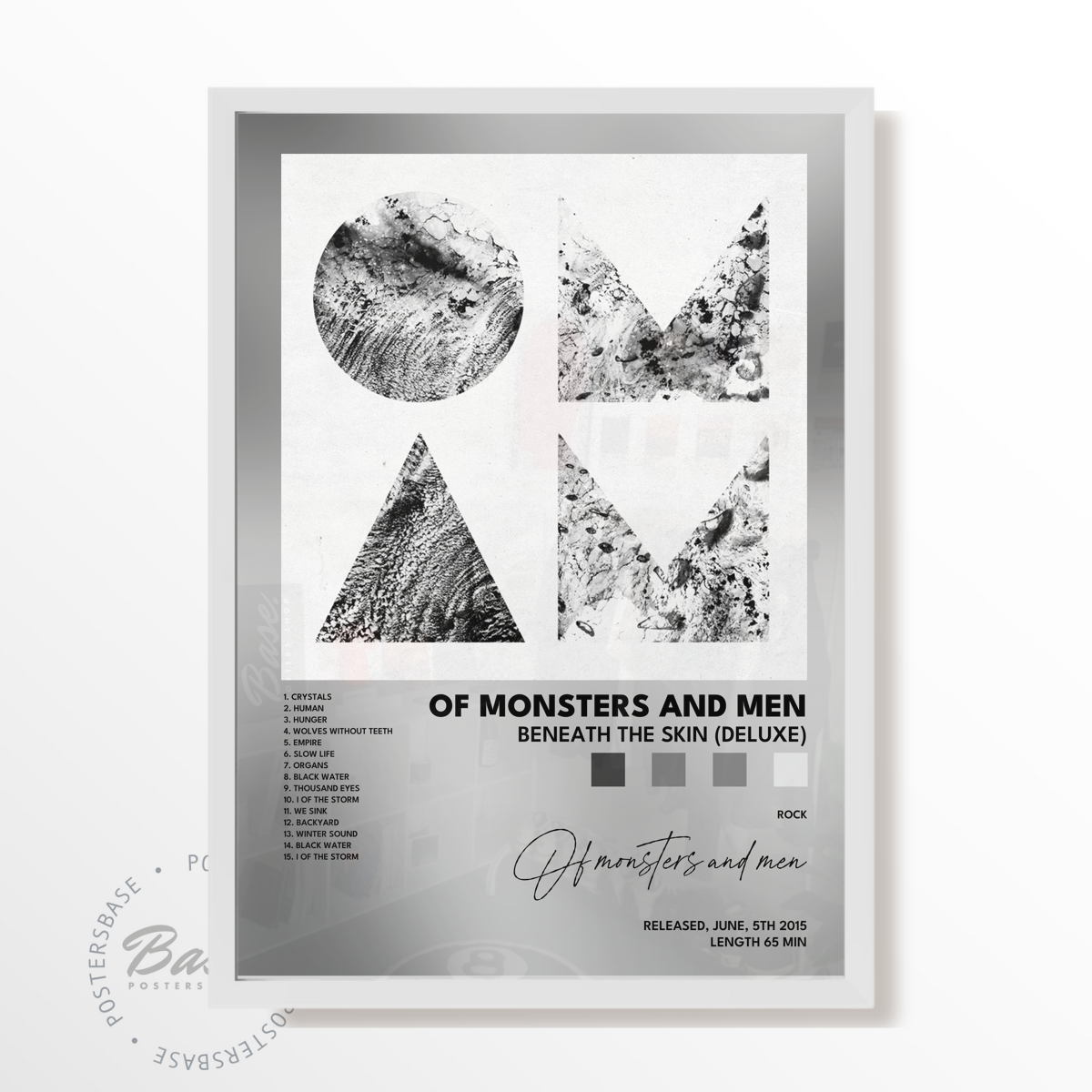 of monsters and men Beneath The Skin Deluxe poster