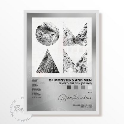 of monsters and men Beneath The Skin Deluxe poster