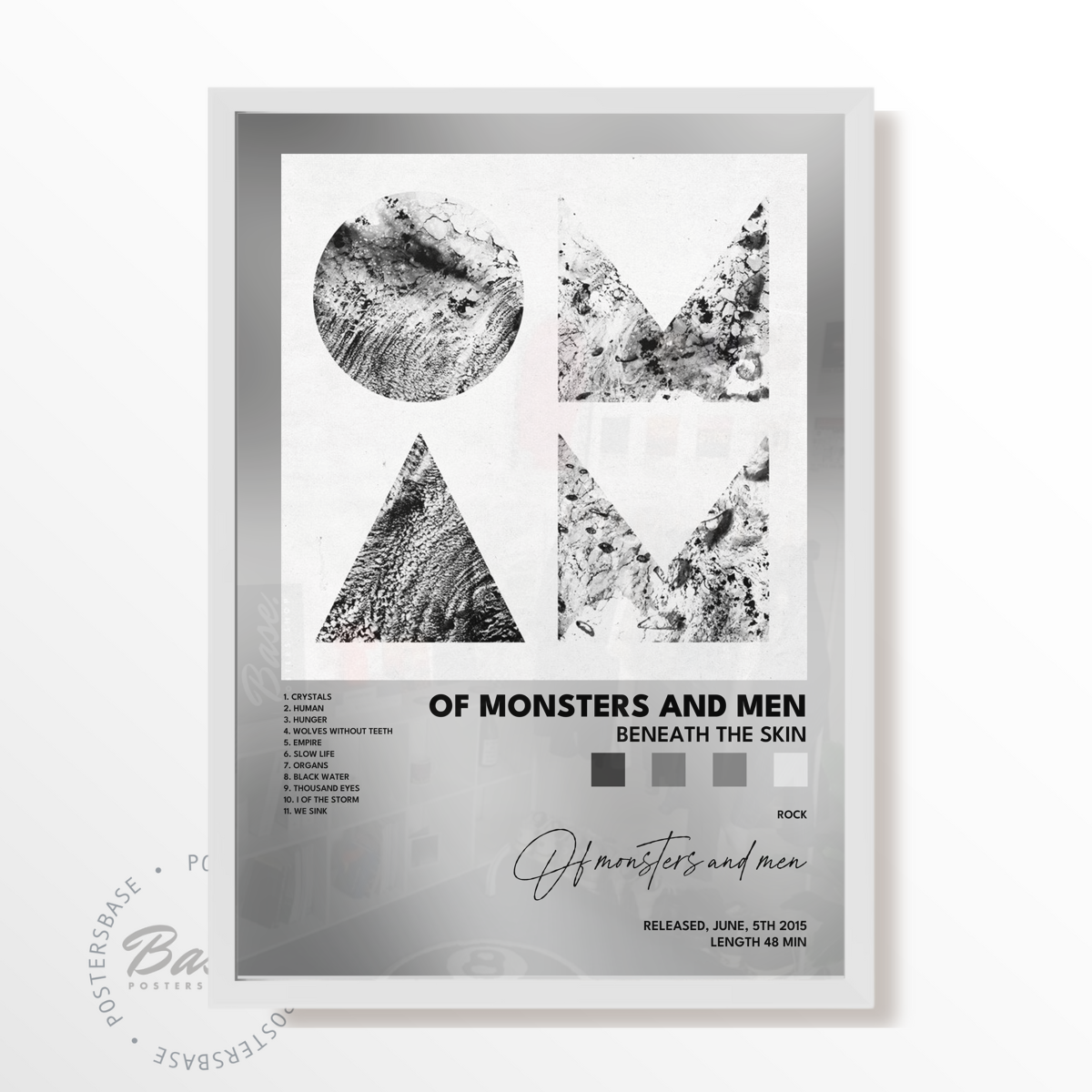 of monsters and men Beneath The Skin poster