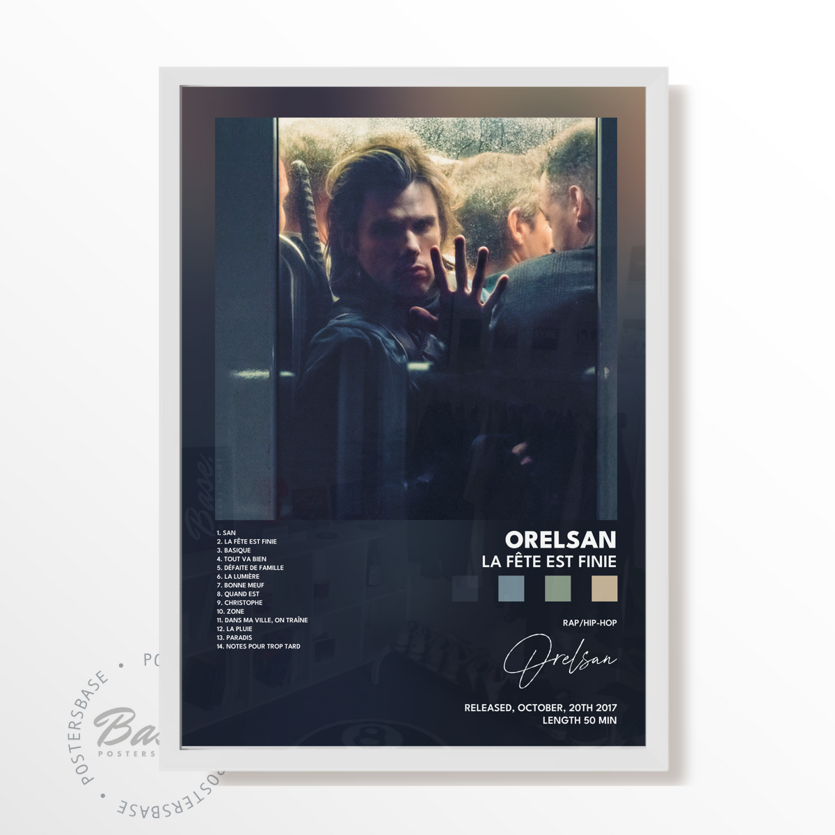 orelsan La fête est finie poster