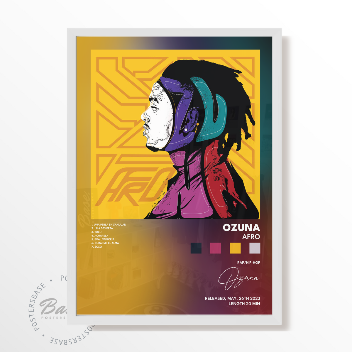 ozuna Afro poster