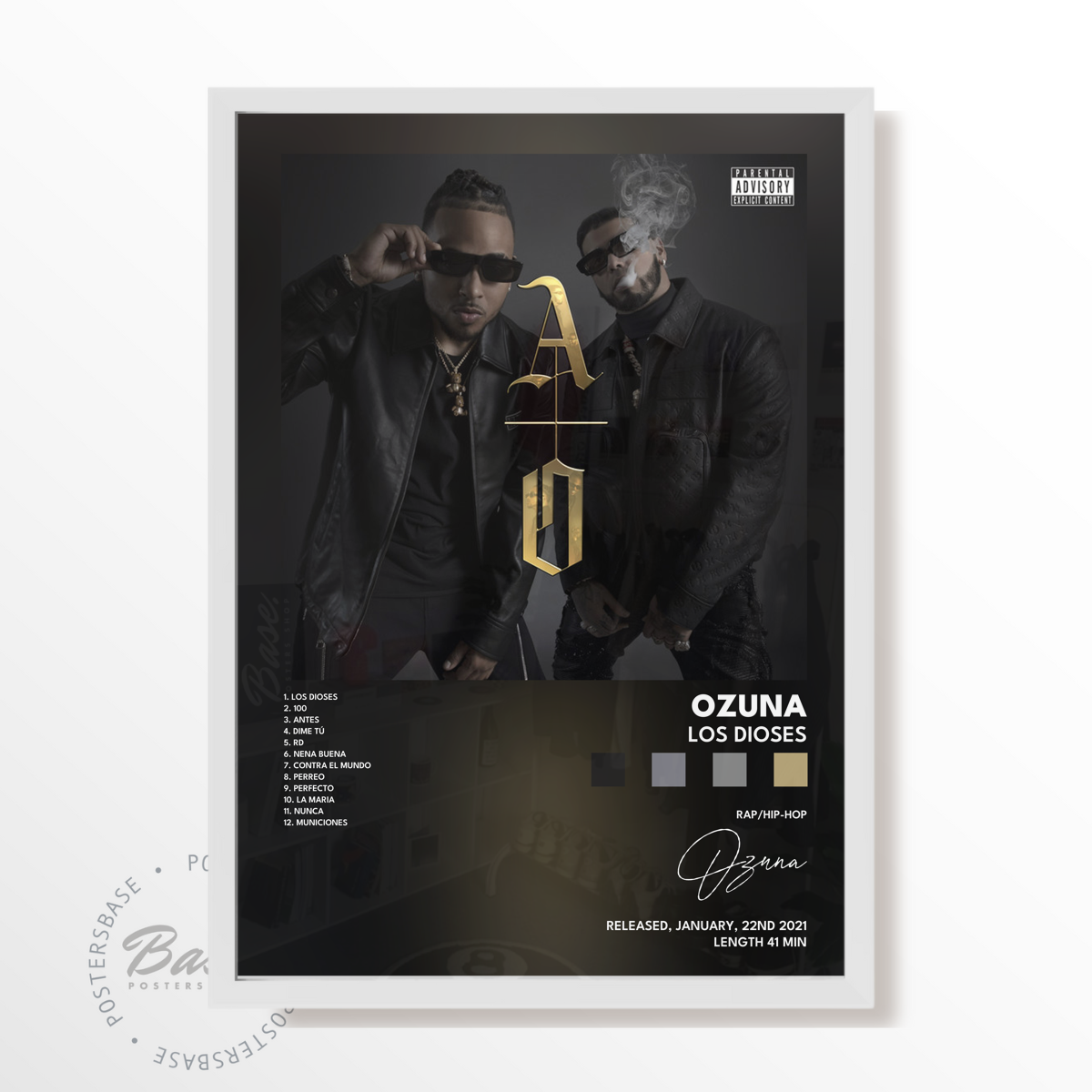 ozuna Los Dioses poster