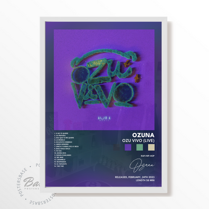 ozuna Ozu Vivo Live poster