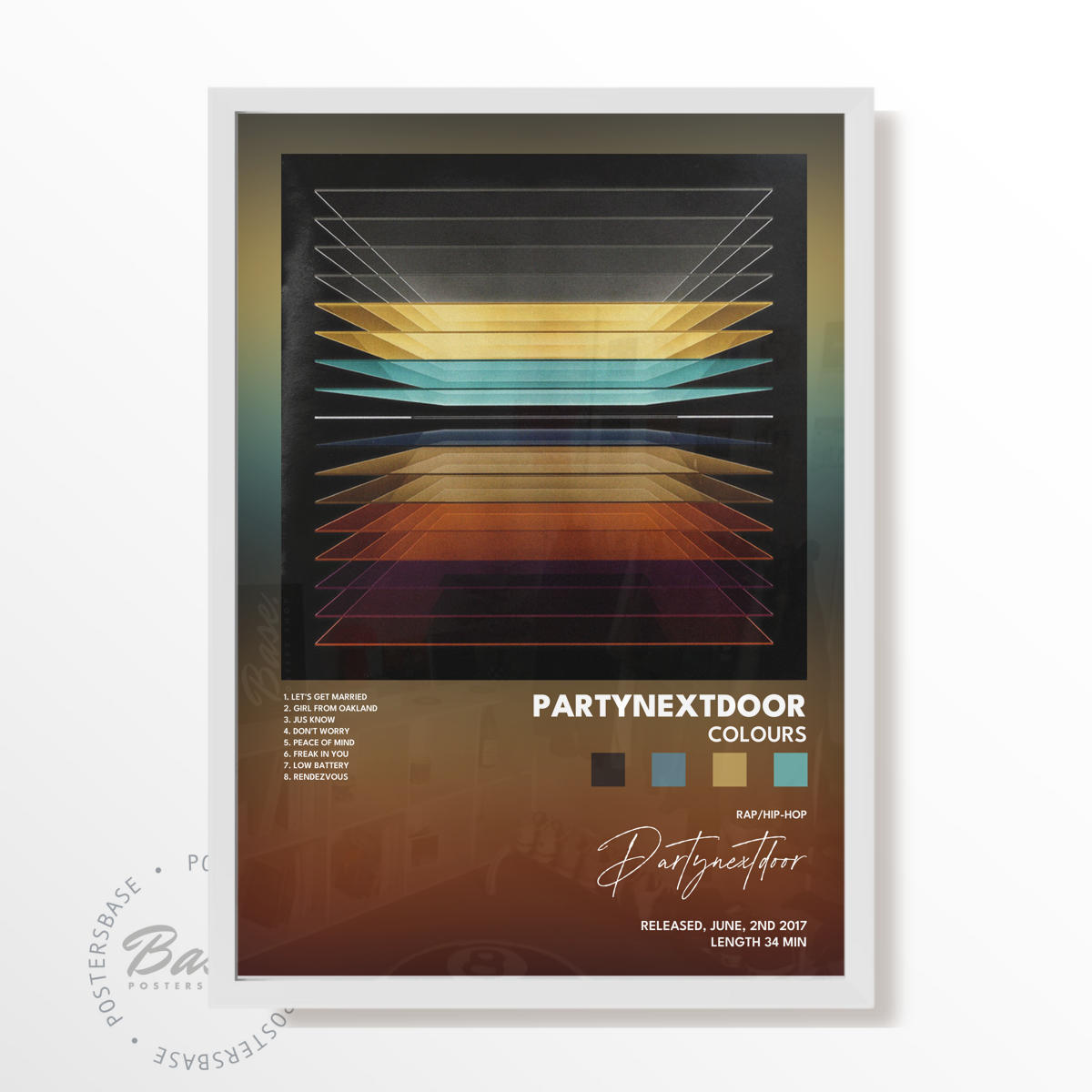 partynextdoor COLOURS poster