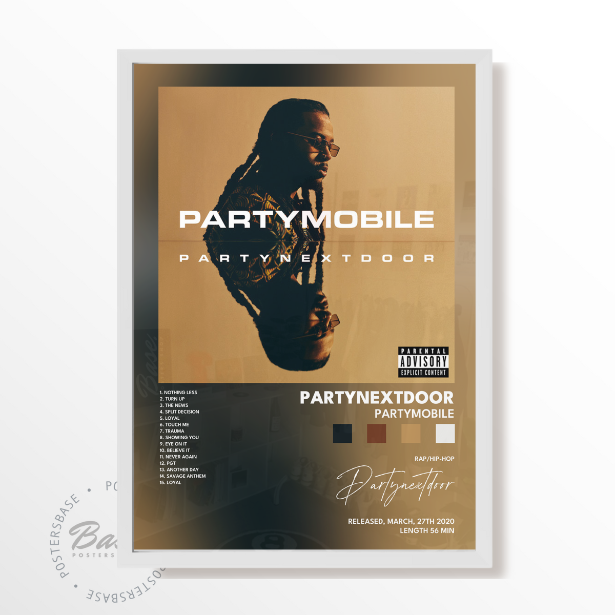 partynextdoor PARTYMOBILE poster