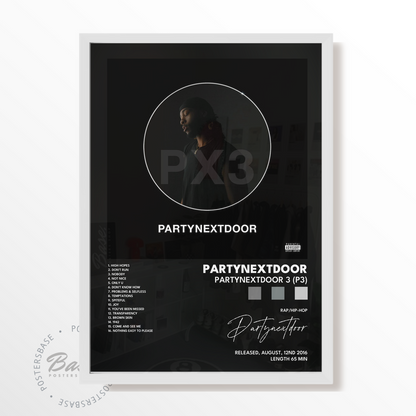 partynextdoor PARTYNEXTDOOR 3 P3 poster