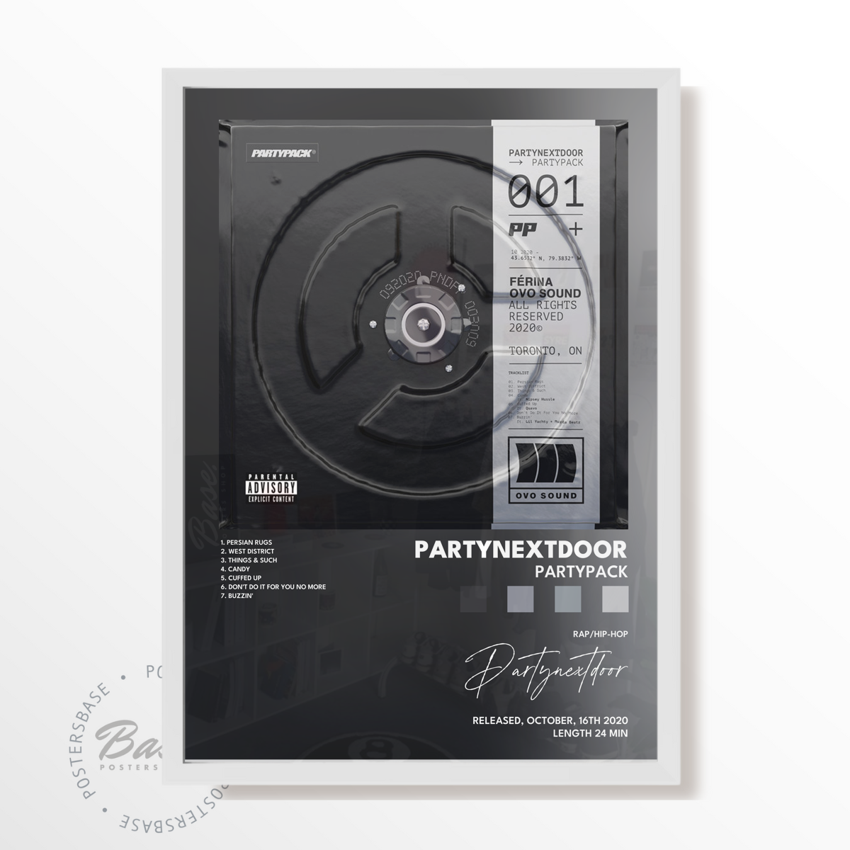 partynextdoor PARTYPACK poster