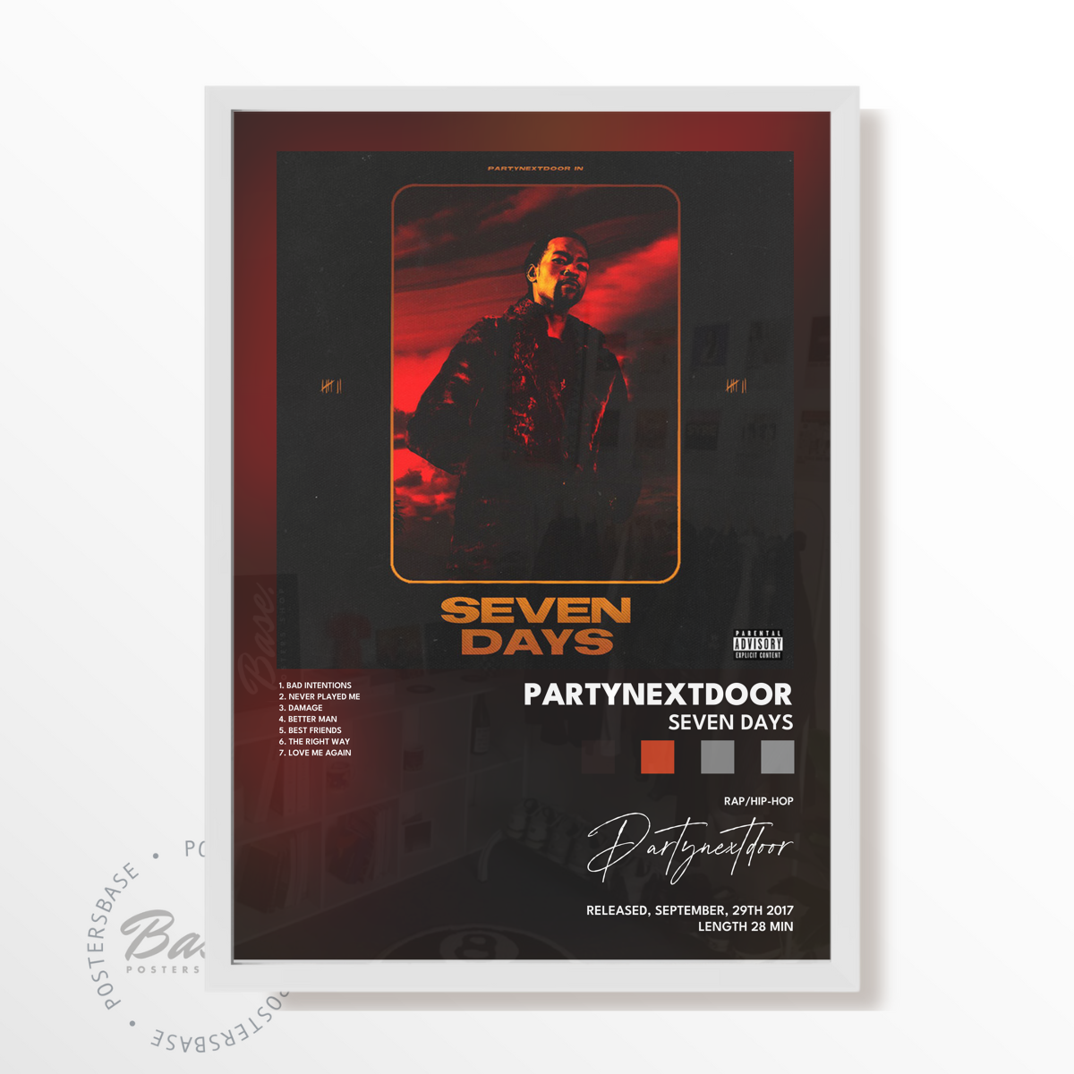 partynextdoor Seven Days poster