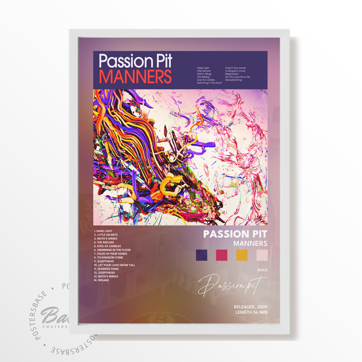 passion pit Manners poster