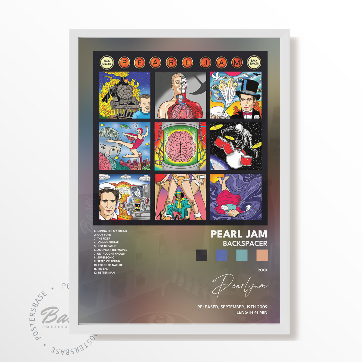 pearl jam Backspacer poster