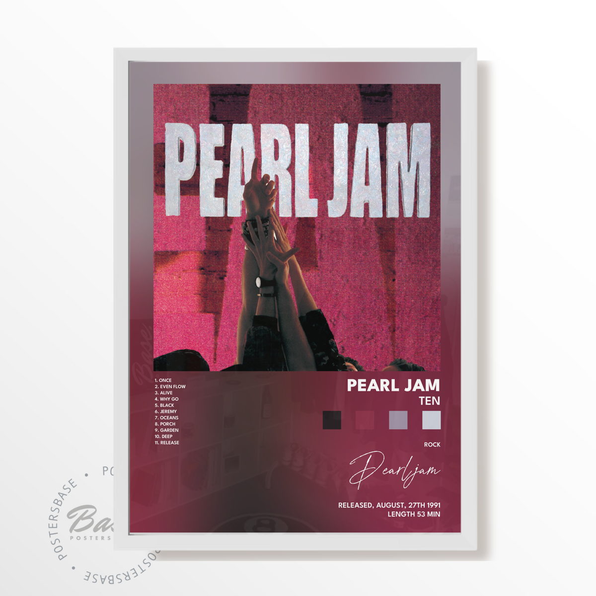 pearl jam Ten poster