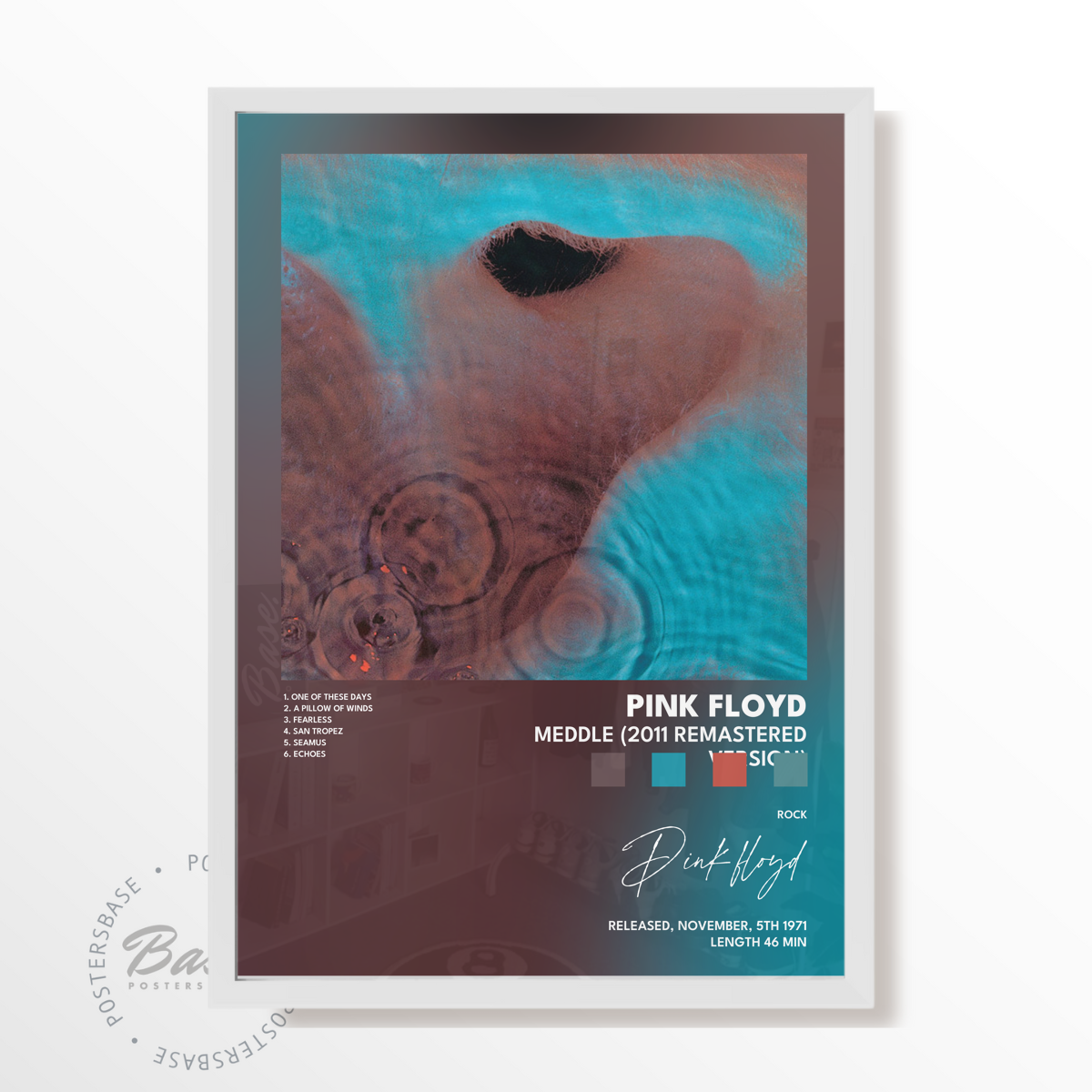 pink floyd Meddle 2011 Remastered Version poster