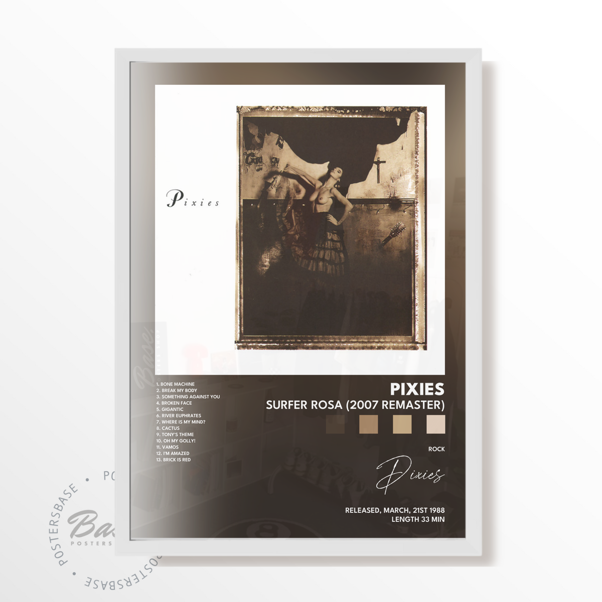 pixies Surfer Rosa 2007 Remaster poster