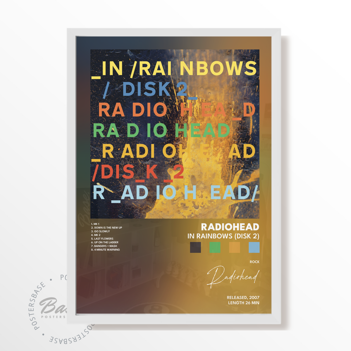 radiohead In Rainbows Disk 2 poster