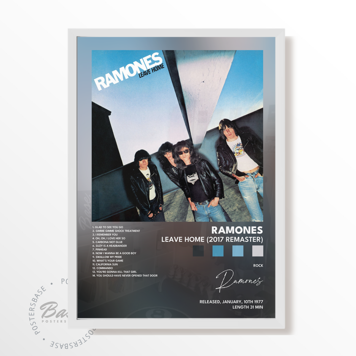 ramones Leave Home 2017 Remaster poster