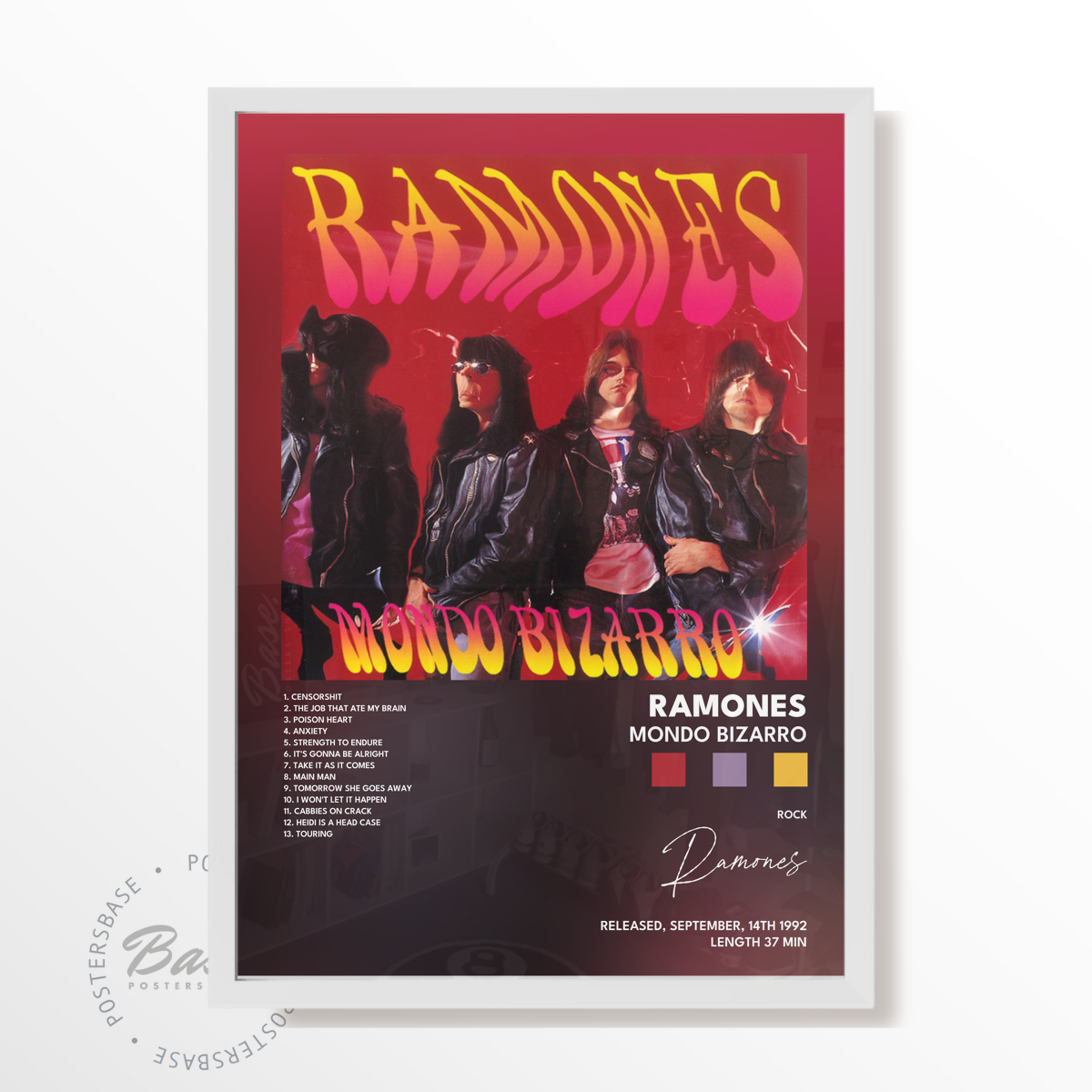 ramones Mondo Bizarro poster