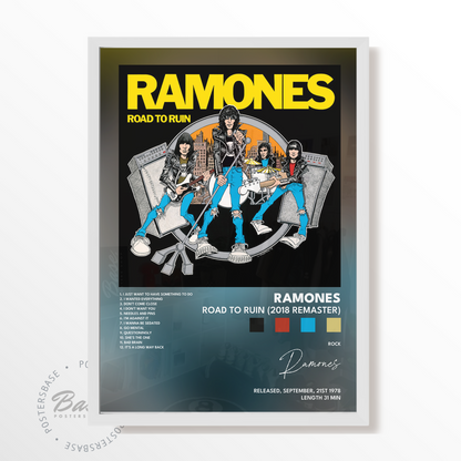 ramones Road to Ruin 2018 Remaster poster