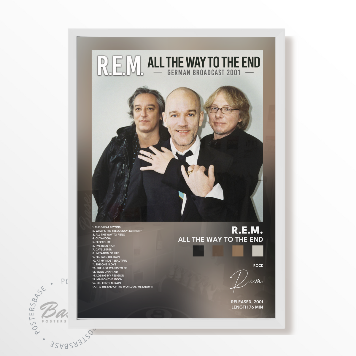 rem All The Way To The End poster