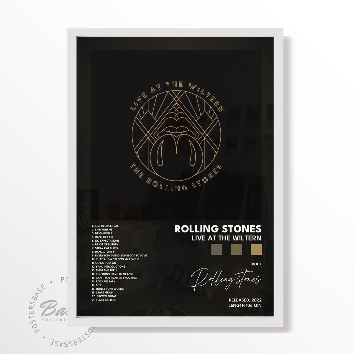 rolling stones Live At The Wiltern poster