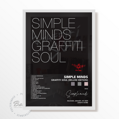 simple minds Graffiti Soul Deluxe Edition poster