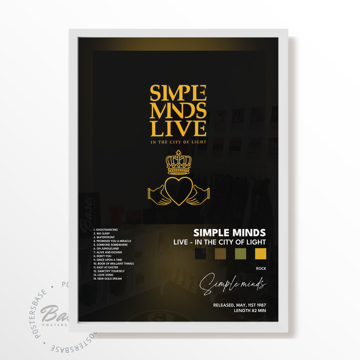 simple minds Live   In The City Of Light poster