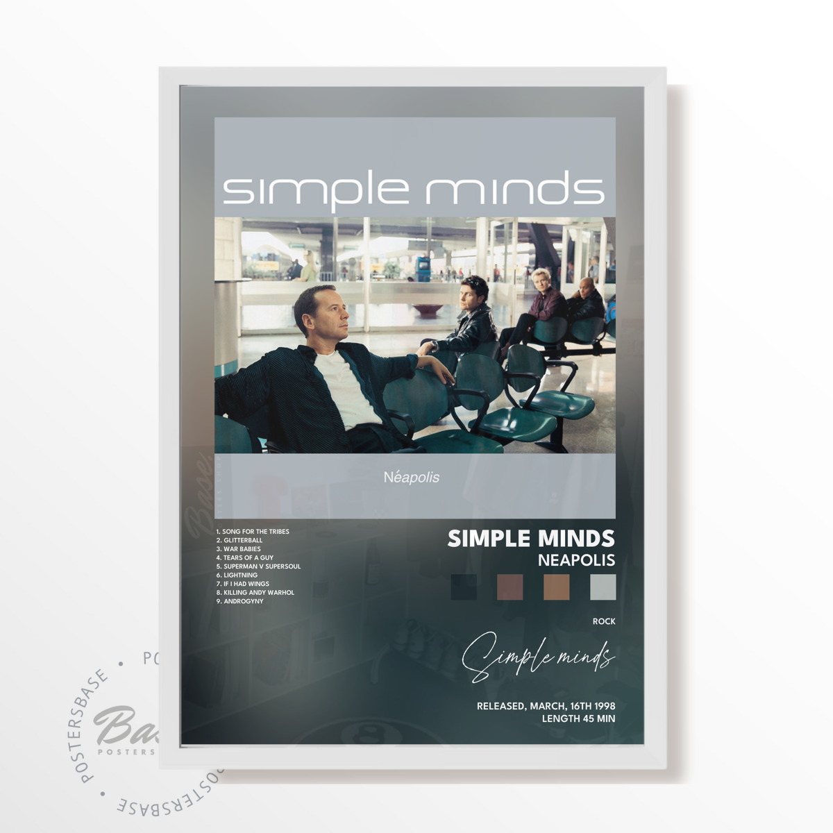 simple minds Neapolis poster