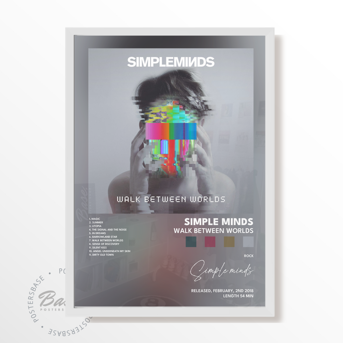 simple minds Walk Between Worlds poster