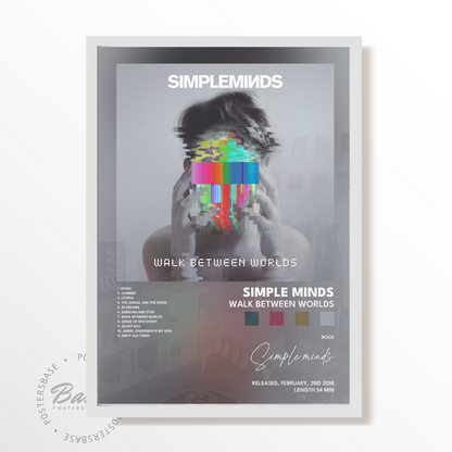 simple minds Walk Between Worlds poster