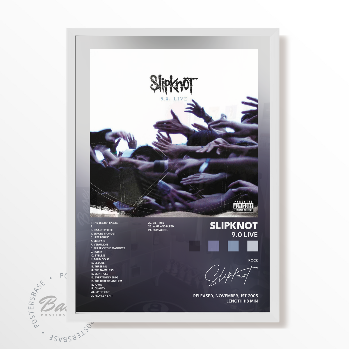 slipknot 90 Live poster