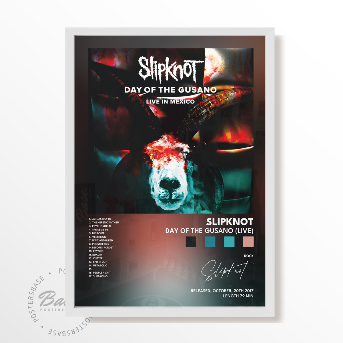 slipknot Day Of The Gusano Live poster