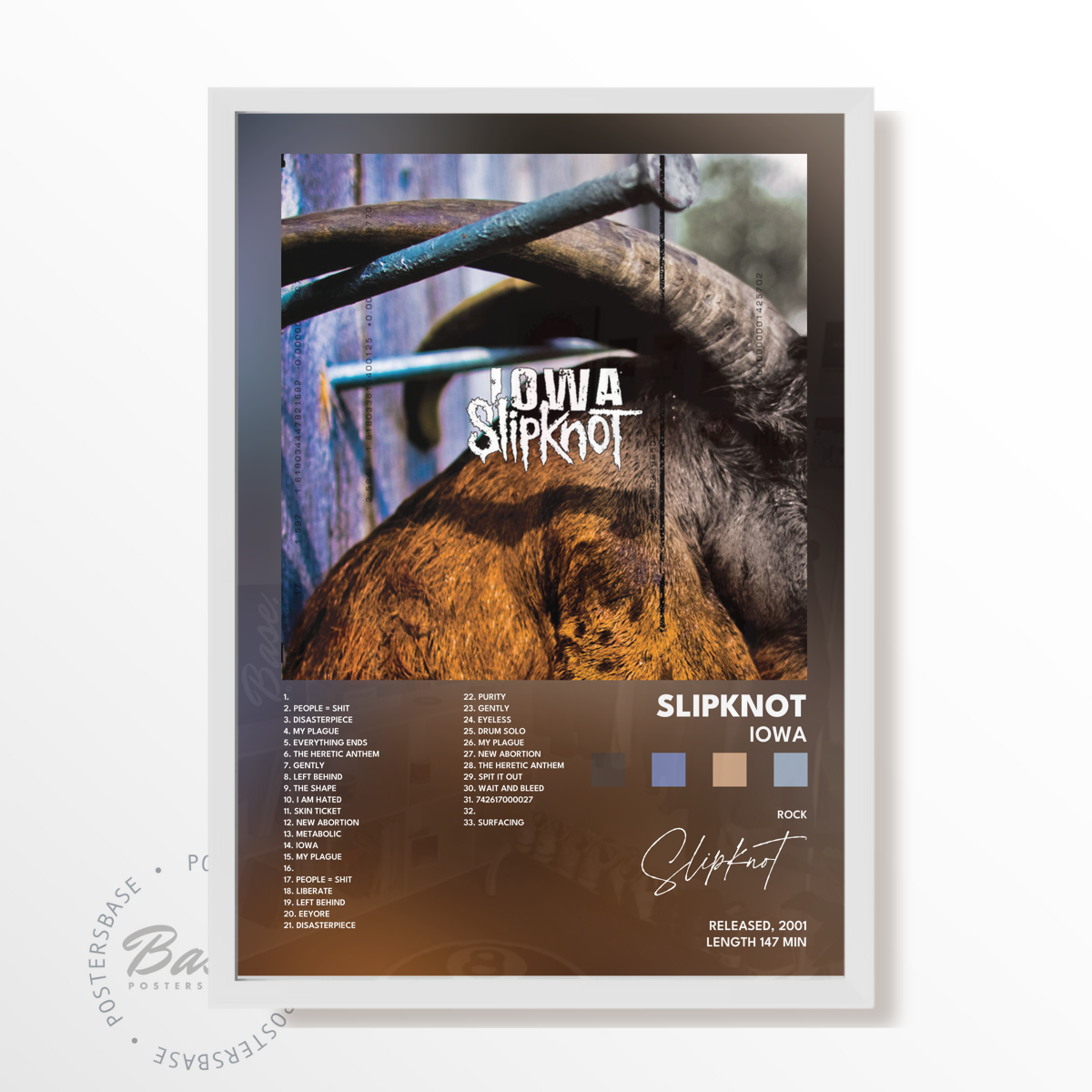 slipknot Iowa poster