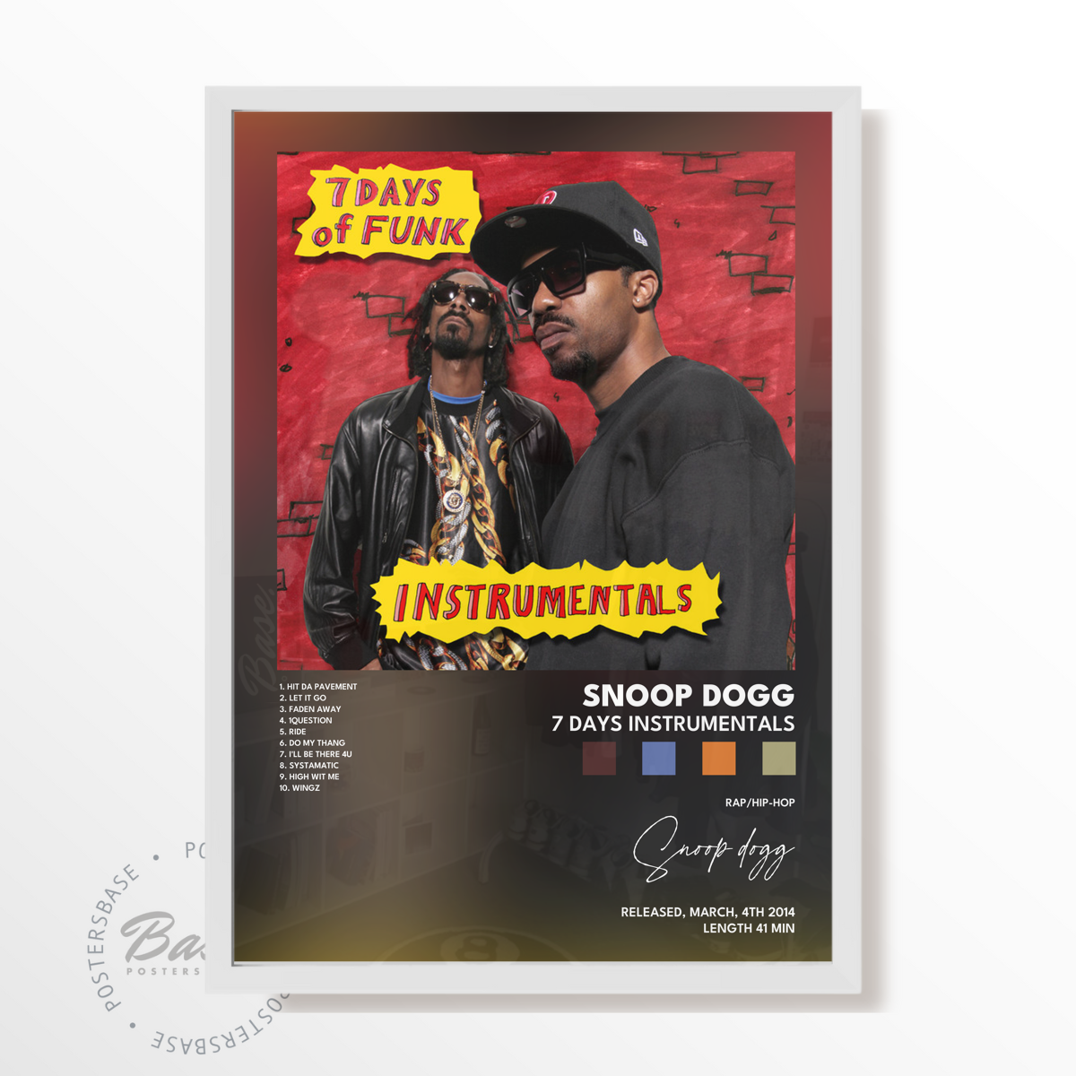 snoop dogg 7 Days Instrumentals poster