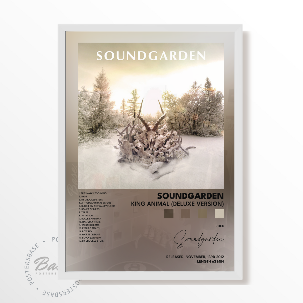 soundgarden King Animal Deluxe Version poster