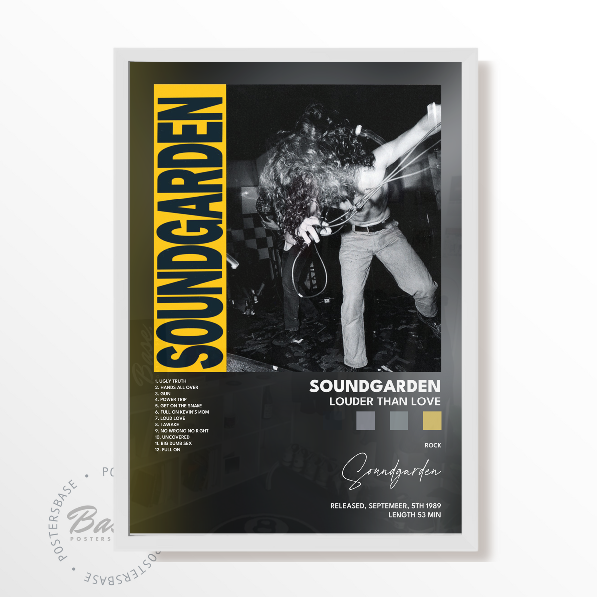 soundgarden Louder Than Love poster