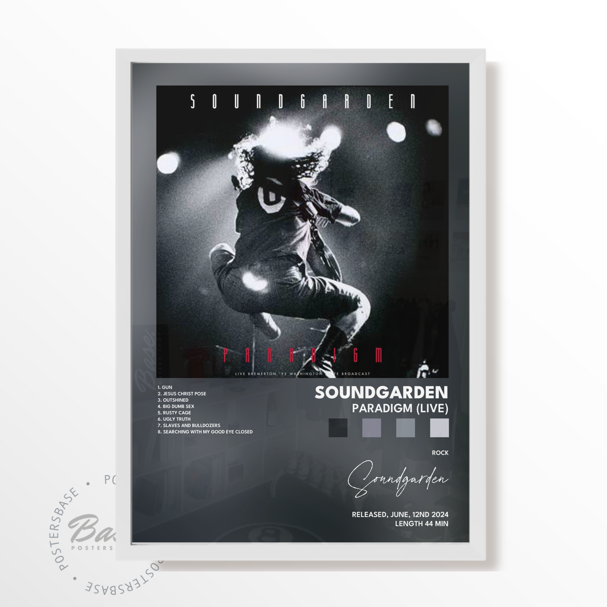 soundgarden Paradigm Live poster