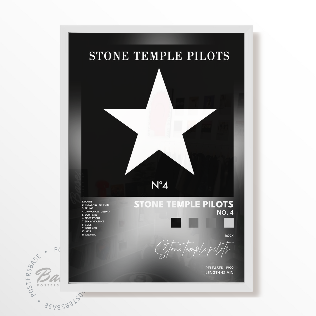 stone temple pilots No 4 poster