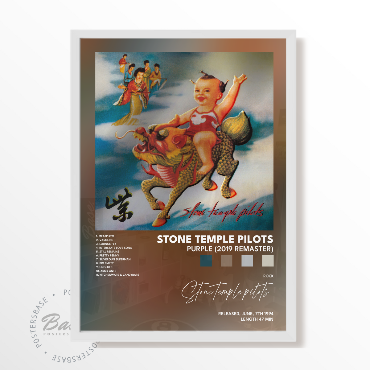 stone temple pilots Purple 2019 Remaster poster