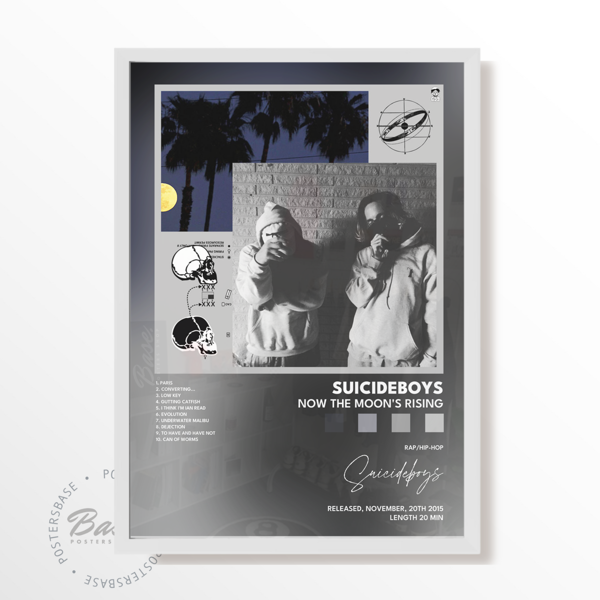 suicideboys Now the Moons Rising poster