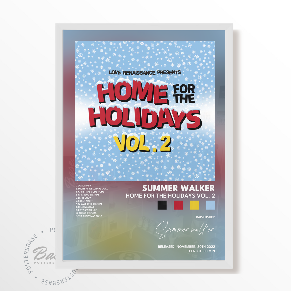 summer walker Home For The Holidays Vol 2 poster