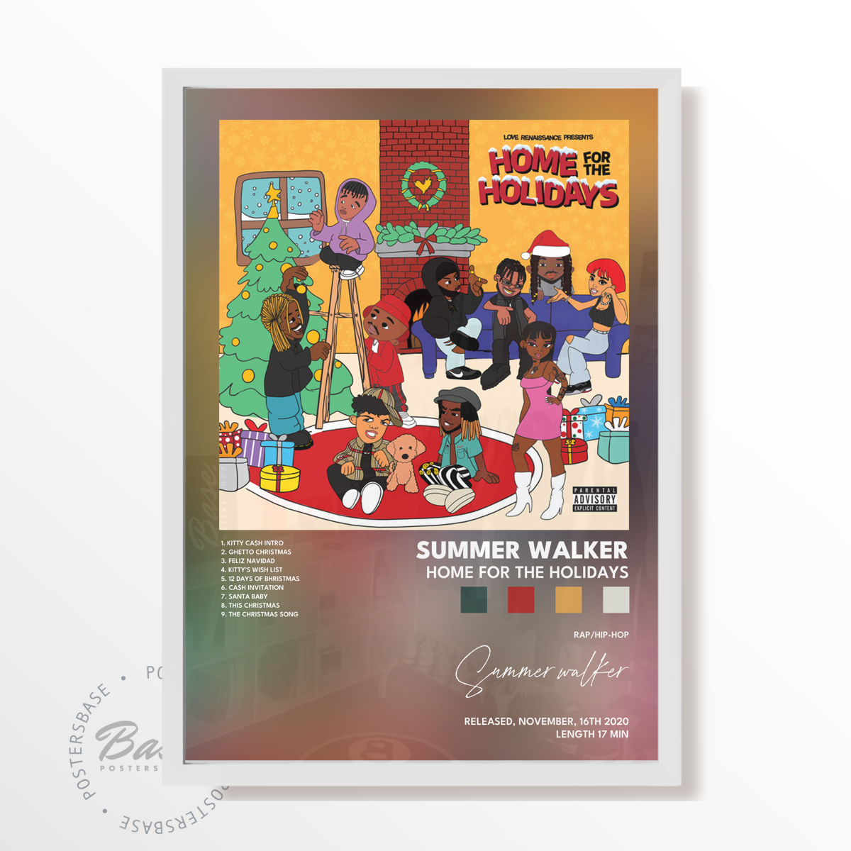 summer walker Home For The Holidays poster