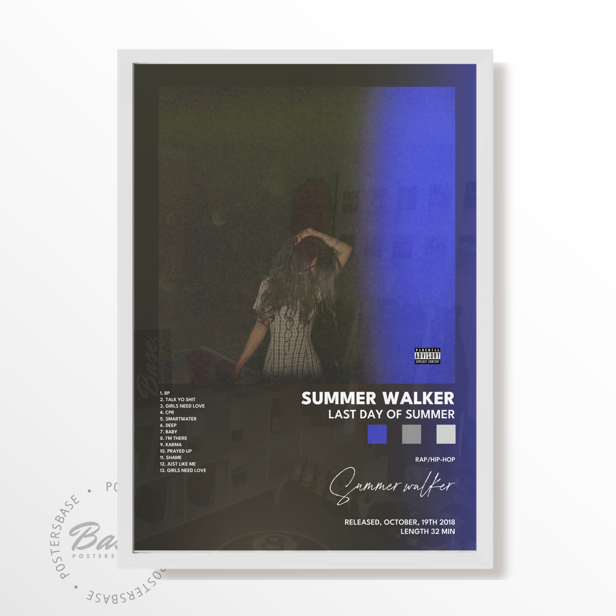 summer walker Last Day Of Summer poster