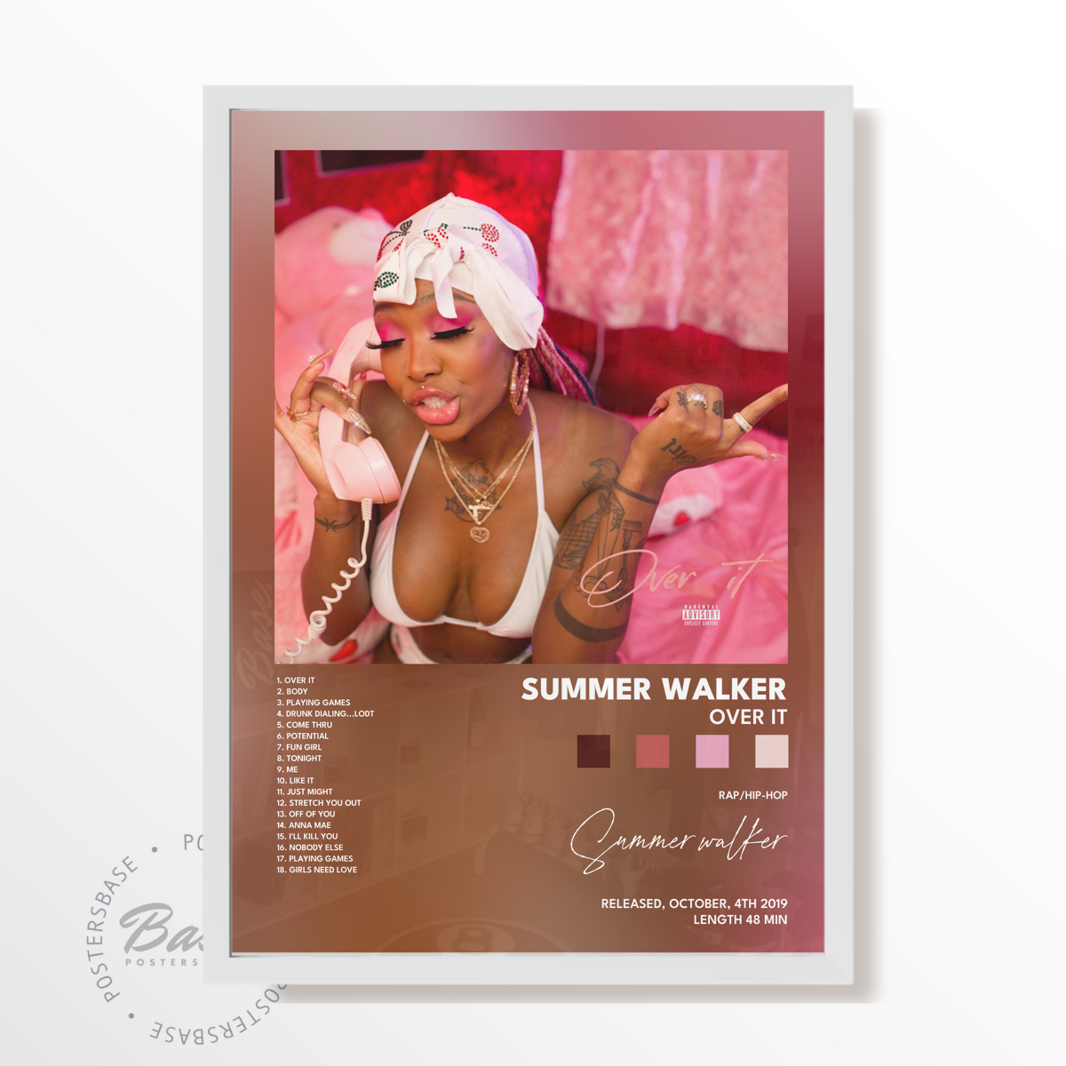 summer walker Over It poster