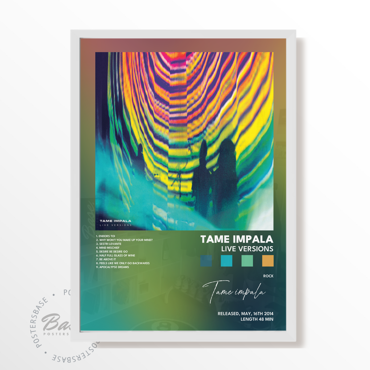 tame impala Live Versions poster