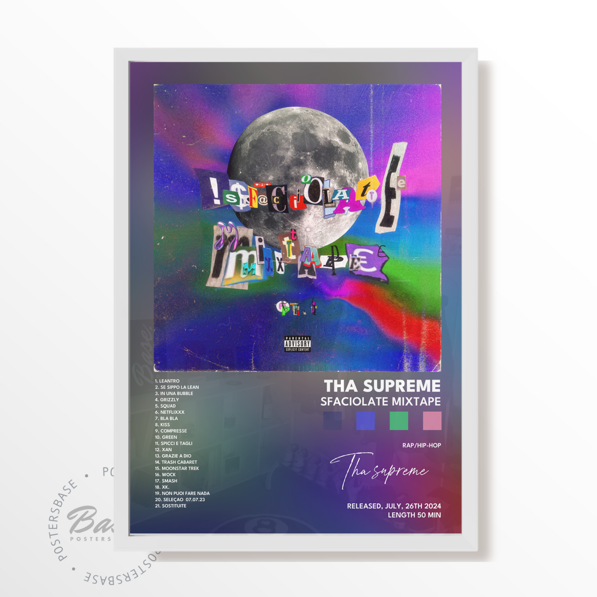 tha supreme sFaCioLaTe miXTaPe poster